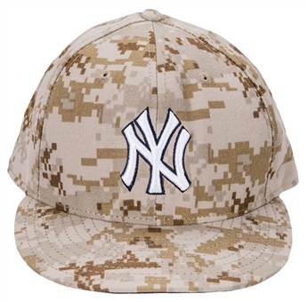 2013 Mariano Rivera Game Used New York Yankees Memorial Day Cap Used on 5/27/2013 (MLB Authenticated & Steiner)